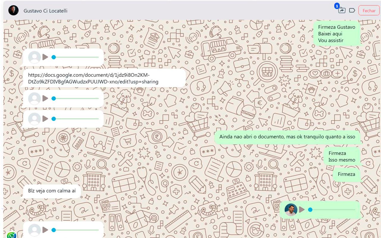 CRM e conversa lado a lado